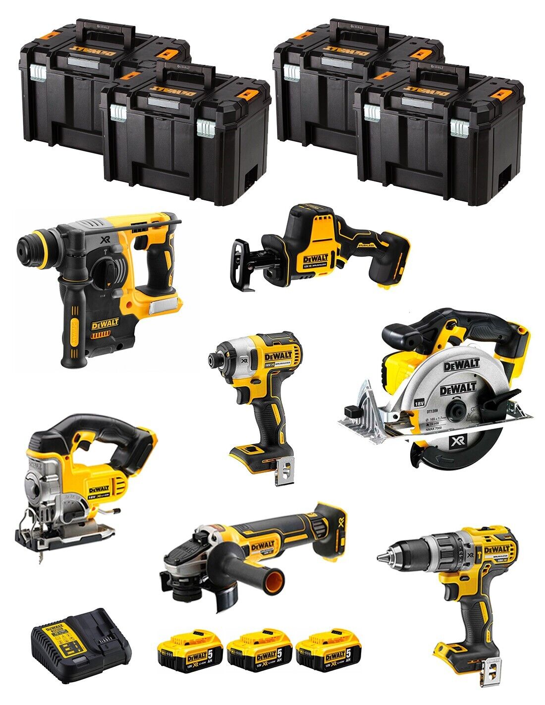 Dewalt  kit dwk702t (dcd796 + dch273 + dcg405 +.. 8435587919209