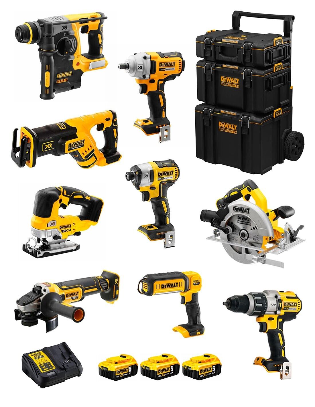 Dewalt  kit dwk901 (dcd996 + dch273 + dcg405 +.. 8435587917106