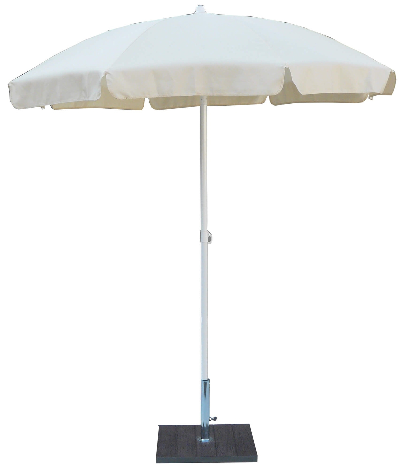 Ombrellone da Giardino Ø2 m Palo Ø33 mm in Acciaio Maffei Novara Ecrù