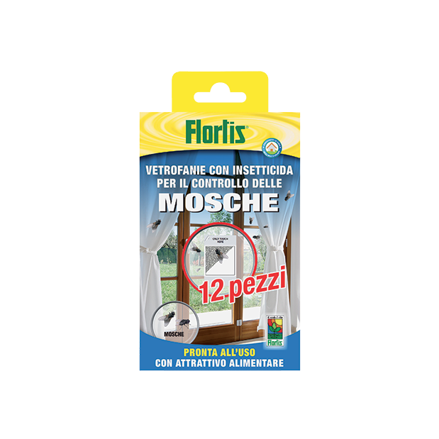 Vetrofania con Insetticida per Mosche Flortis