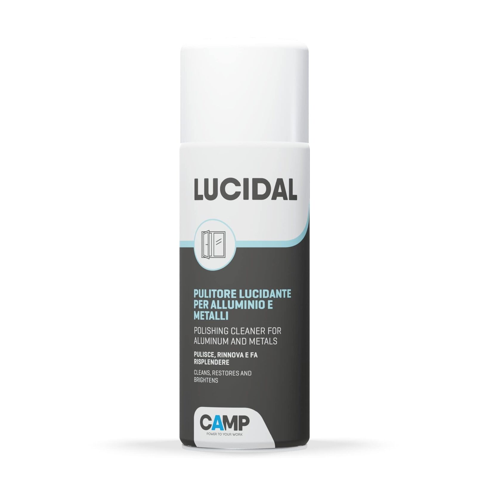 Camp LUCIDAL Pulitore lucidante ravvivante per alluminio metalli e PVC 400 ml