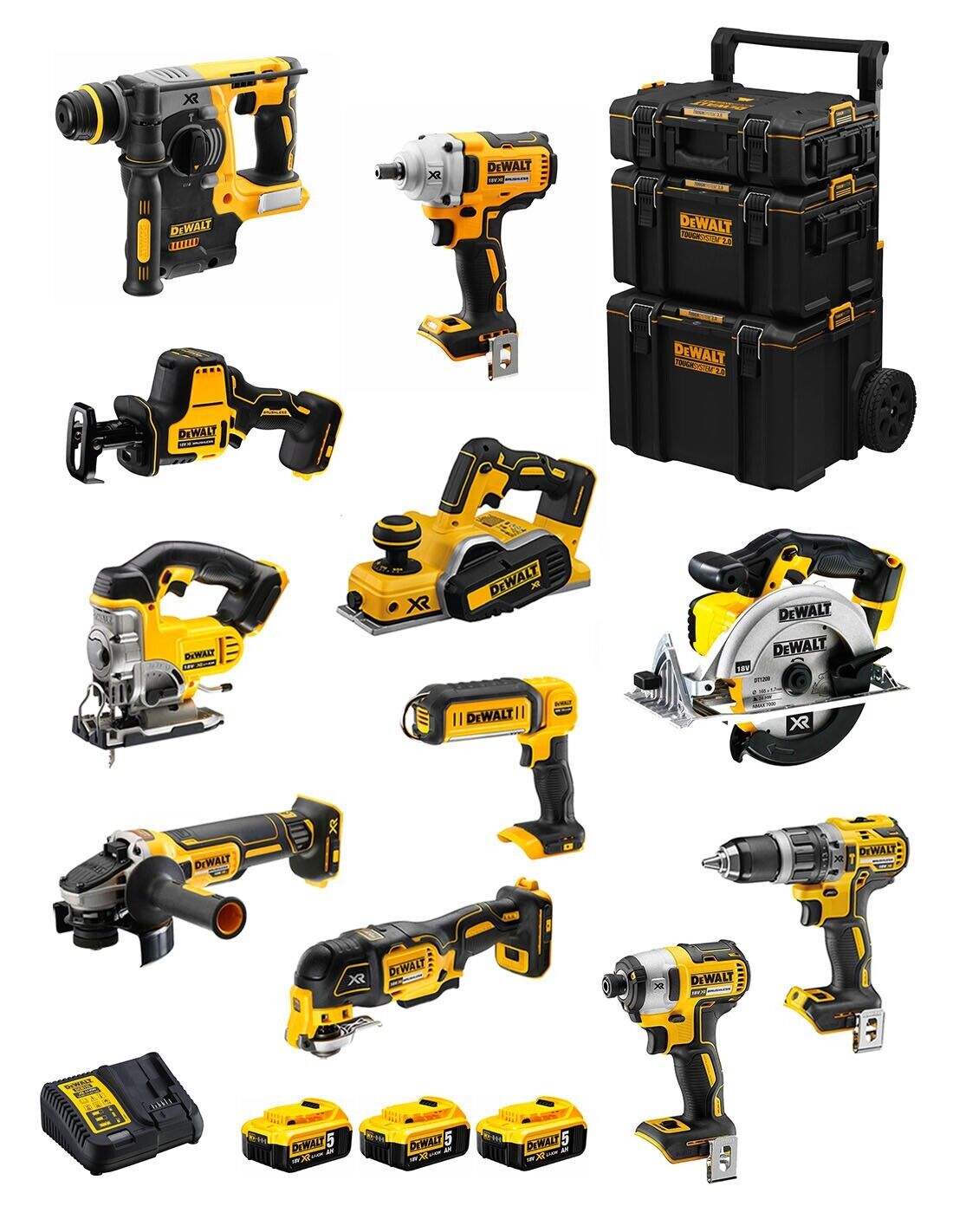 Dewalt  kit dwk1100 (dcd796+dch273+dcg405+dcf887+.. 8435587917113
