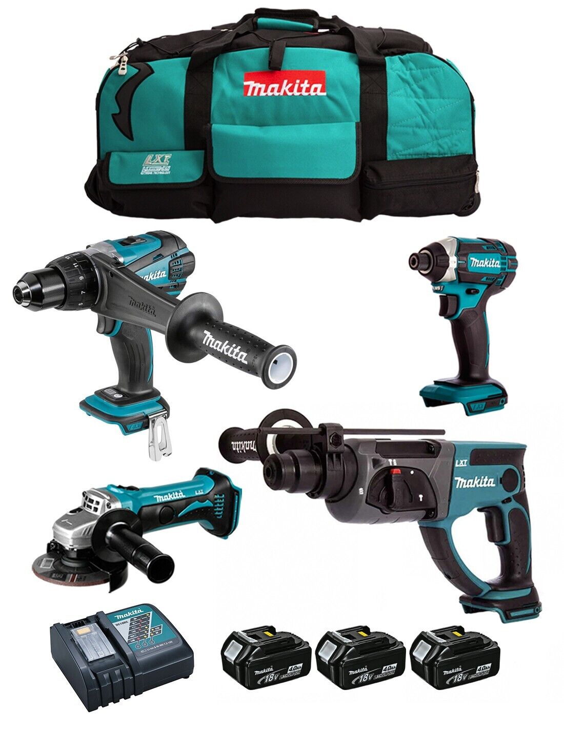 Makita  kit dlx4054mx1 (ddf458 + dtd152 + dhr202 +.. 0088381820134