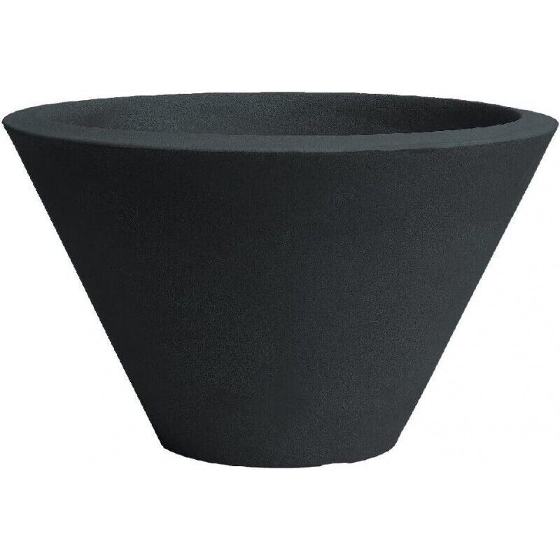 Vaso Chiron antracite 50cm