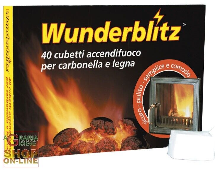 26784 WUNDERBLITZ ACCENDIFUOCO CUBETTI 40 PZ.