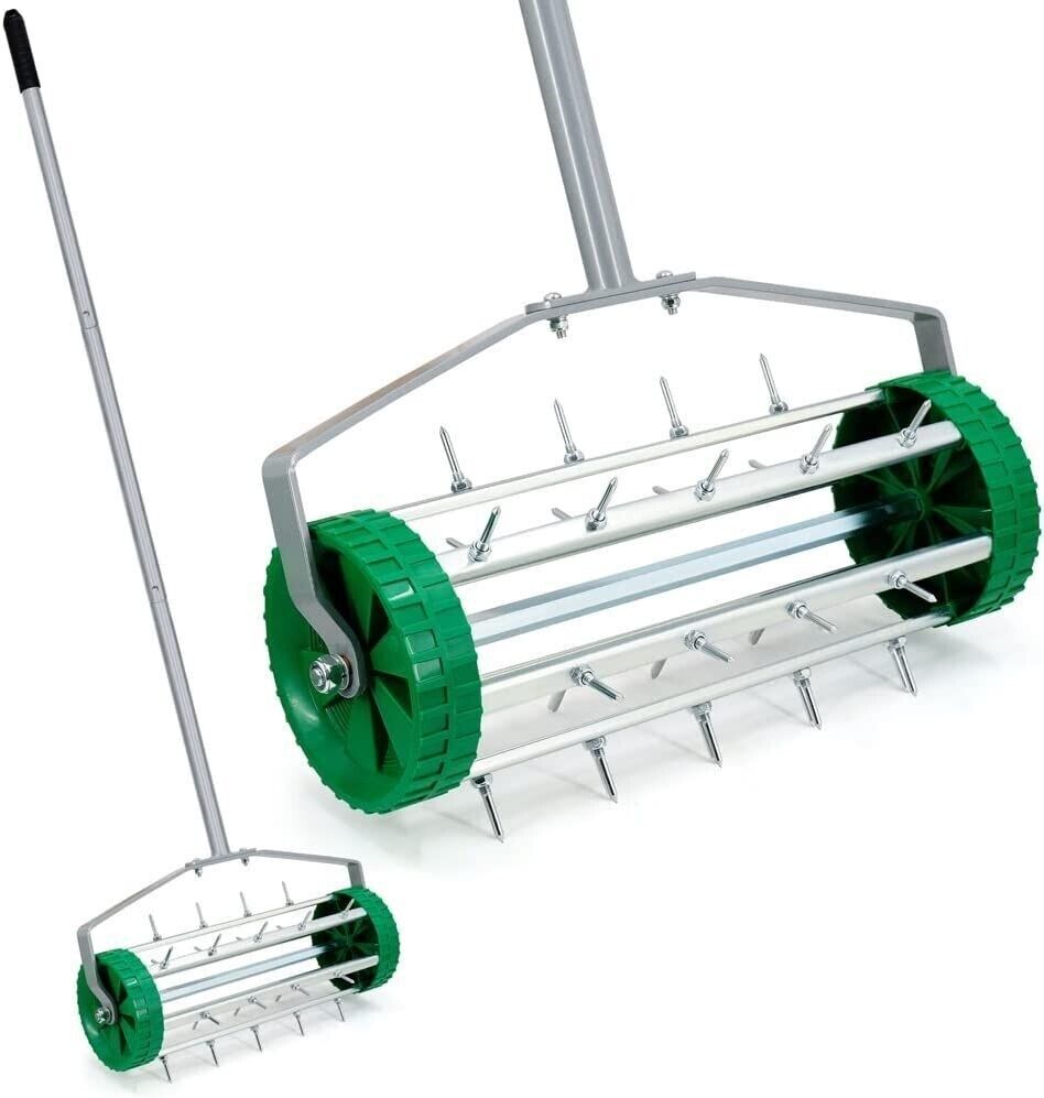RULLO ARIEGGIATORE DA GIARDINO, ARIEGGIATORE MANUALE PER PRATI ED ERBA
