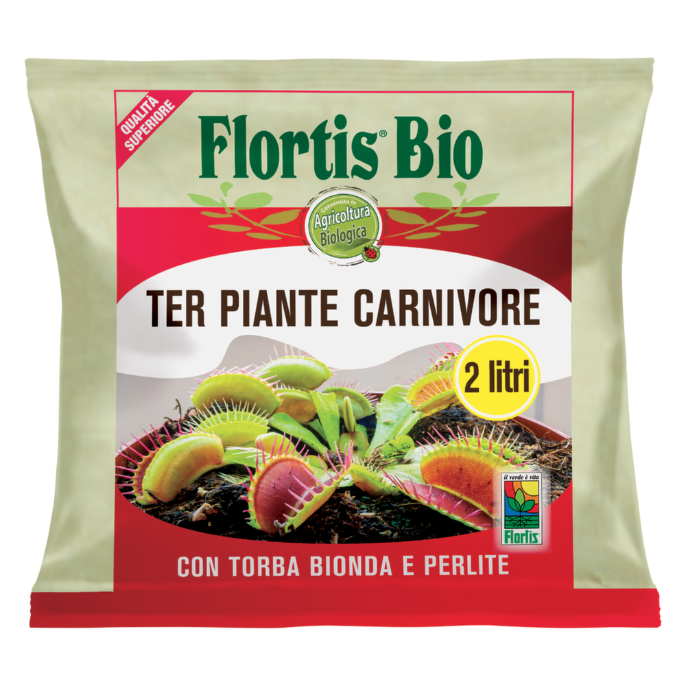 Terriccio per Piante Carnivore Flortis 2 L