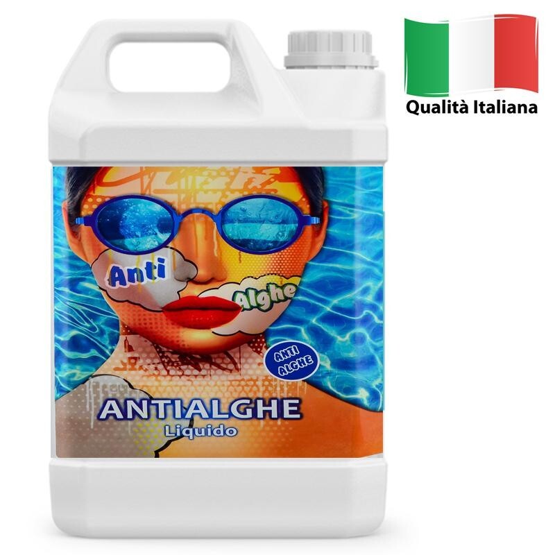 Aquaclear - Antialghe liquido azzurrante preventivo e curativo 5kg AQUACLEAR AQC