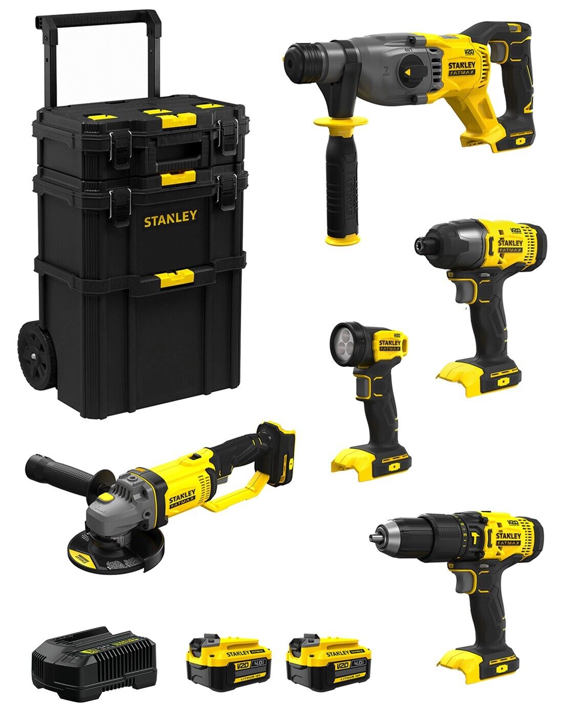Stanley fatmax v20 stanley fatmax kit svk501 (sfmch900 + sfmcg400 +.. 8435587919