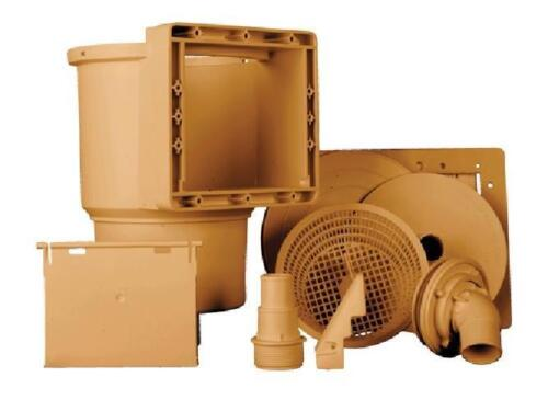Gre AR100 Skimmer per piscina Standard con Valvola d'impulsione colore MARRONE