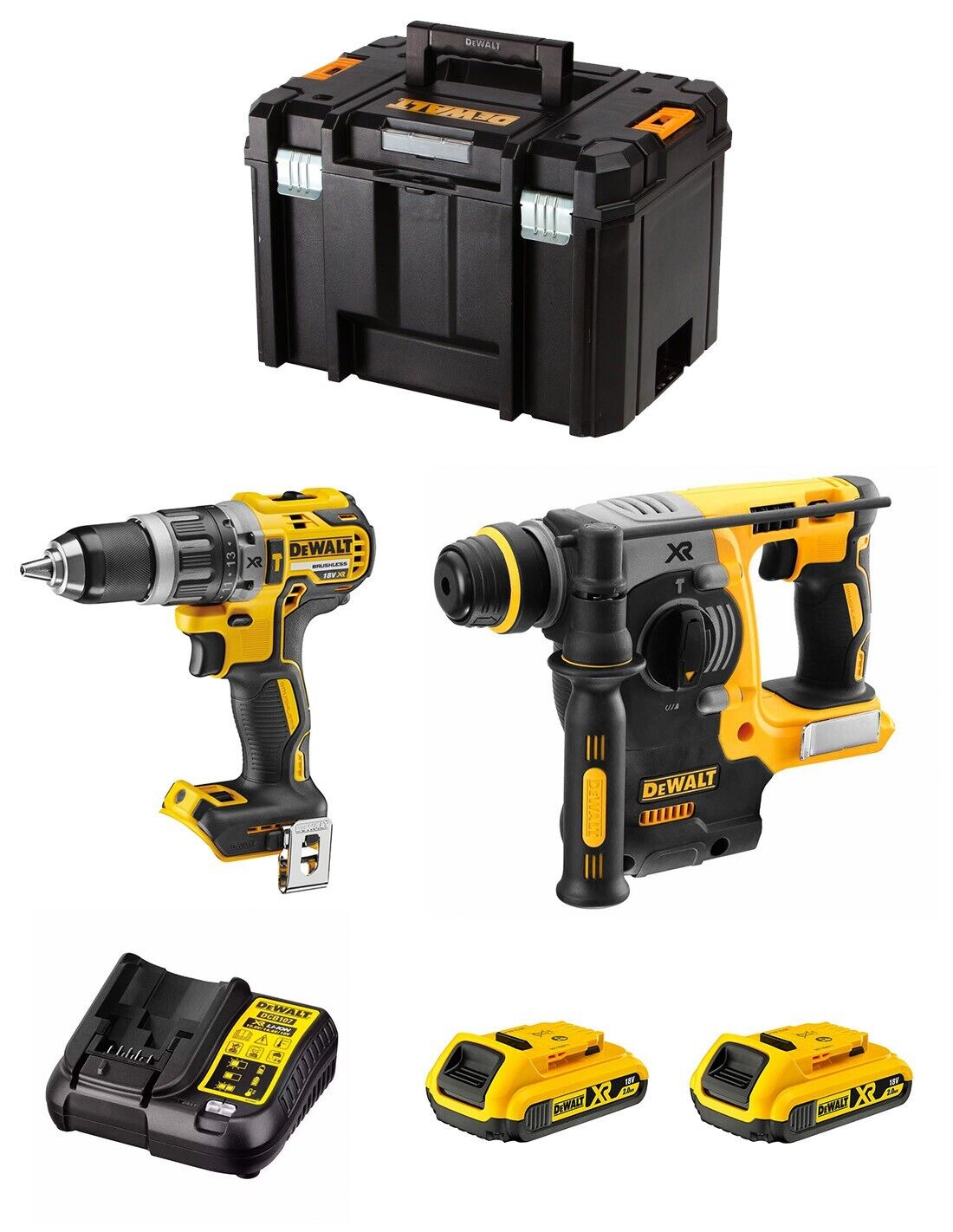 Dewalt  kit dwk210 (dcd796 + dch273 + 2 x 2,0 ah +.. 8435587916758