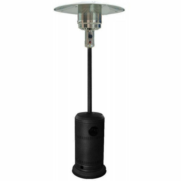 STUFA A GAS TERMOPATIO NERO RISCALDAMENTO PER ESTERNI GIARDINO 25 MC 13 KW 16590