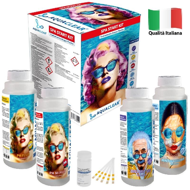 Aquaclear - Kit prodotti per avviamento e mantenimento della tuo Idromassaggio S