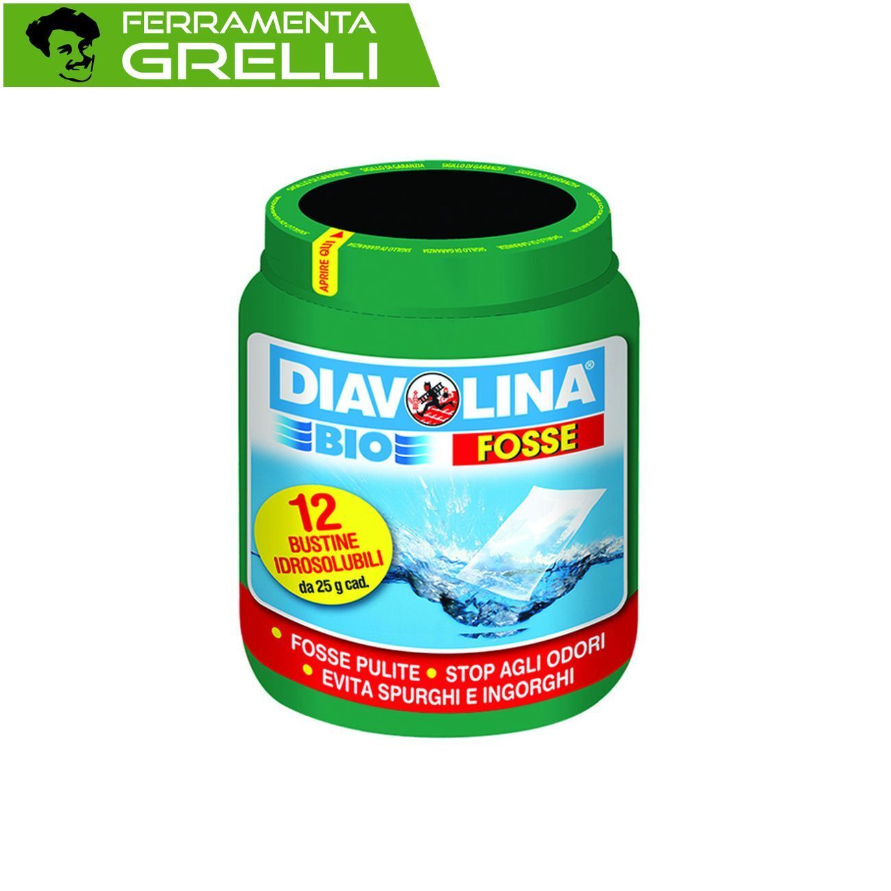 DIAVOLINA BIO FOSSE  • 12 buste da gr 25  • 6 pz