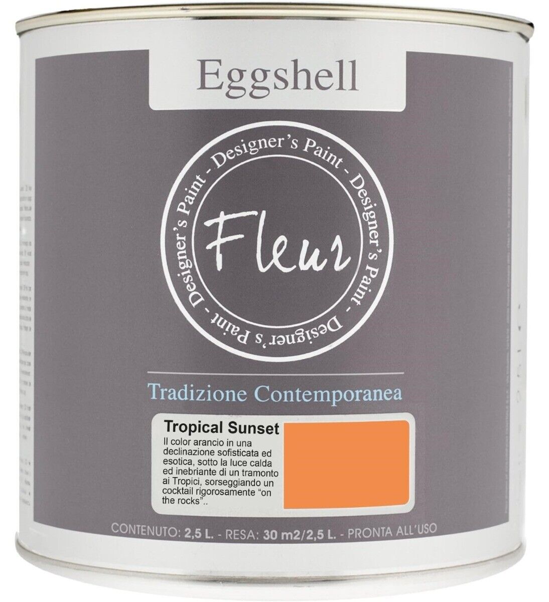 FLEUR - SMALTO MANOU EGGSHELL TROPICAL 2,5LT