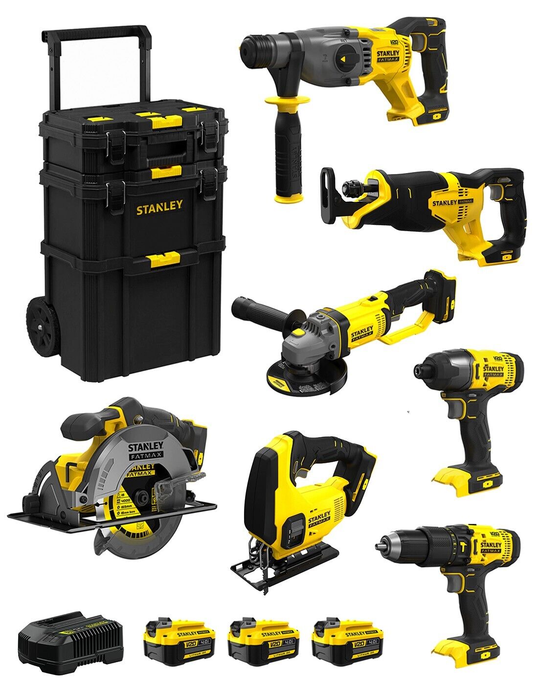 Stanley fatmax v20 stanley fatmax kit svk703 (sfmch900 + sfmcg400 +.. 8435587919