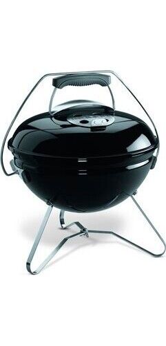 WEBER Barbecue Carbonella Carbone Esterno BBQ Giardino 37cm BK Smokey Joe Premiu