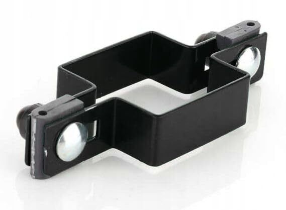 Morsetto centrale SET 50x50 mm filo ∅5 mm antracite morsetto di recinzione pe...