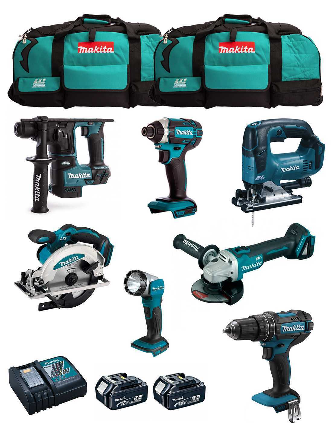 Makita  kit mk701 (ddf482 + dhr171 + dga504 +.. 8435587916390