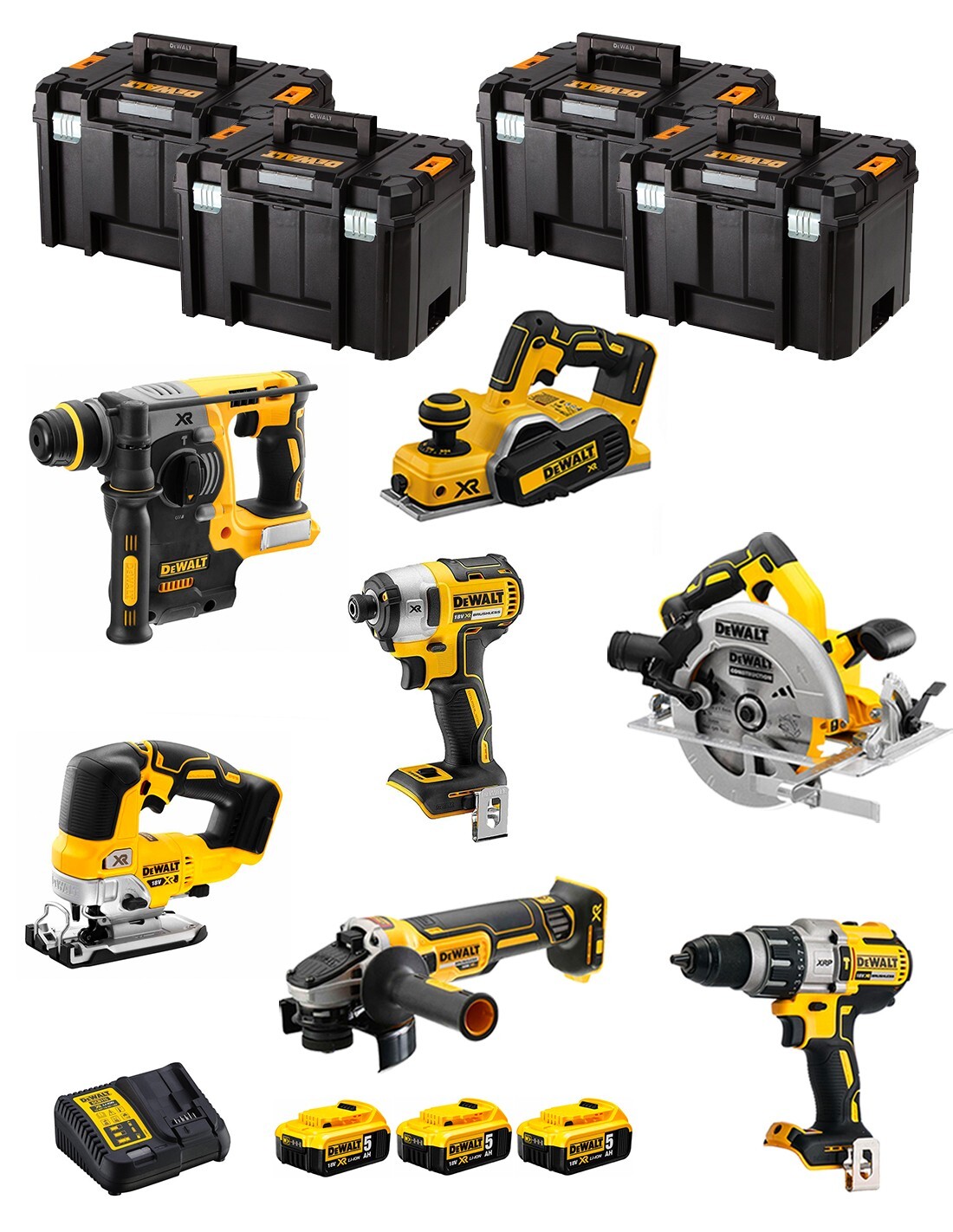 Dewalt  kit dwk701t (dcd996 + dch273 + dcg405 +.. 8435587919216