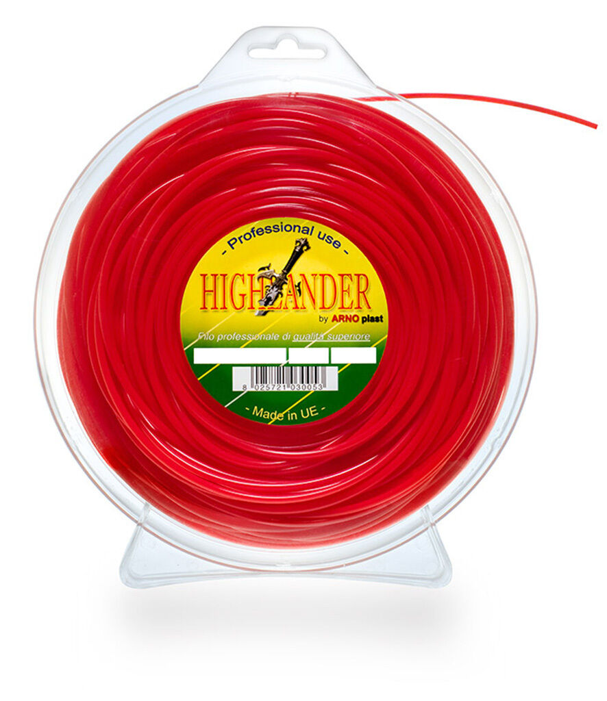 Filo ricambio decespugliatore ARNOPLAST Highlander 48 m. x 3 mm. sezione quadra