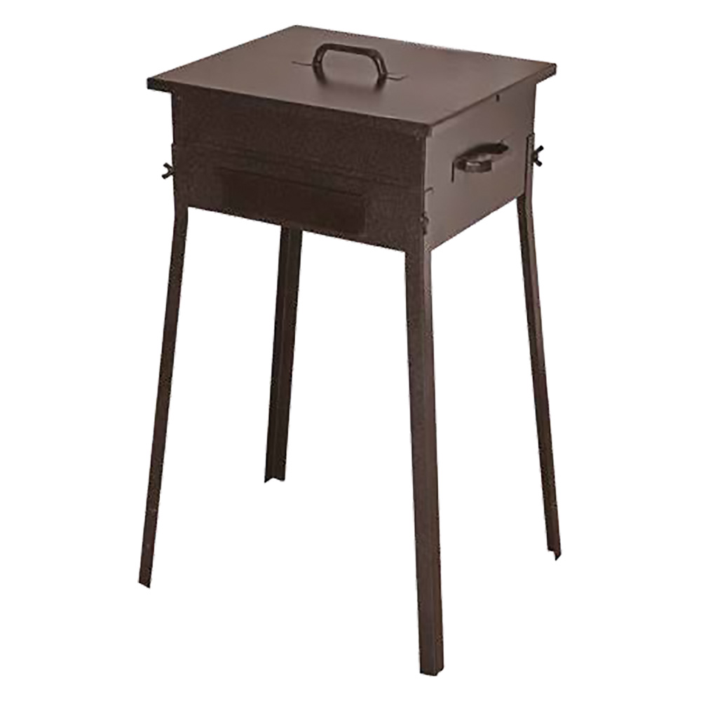 Fornacetta A carbonella Taormina cm 50x35x66h Coperchio, manico e cassetto