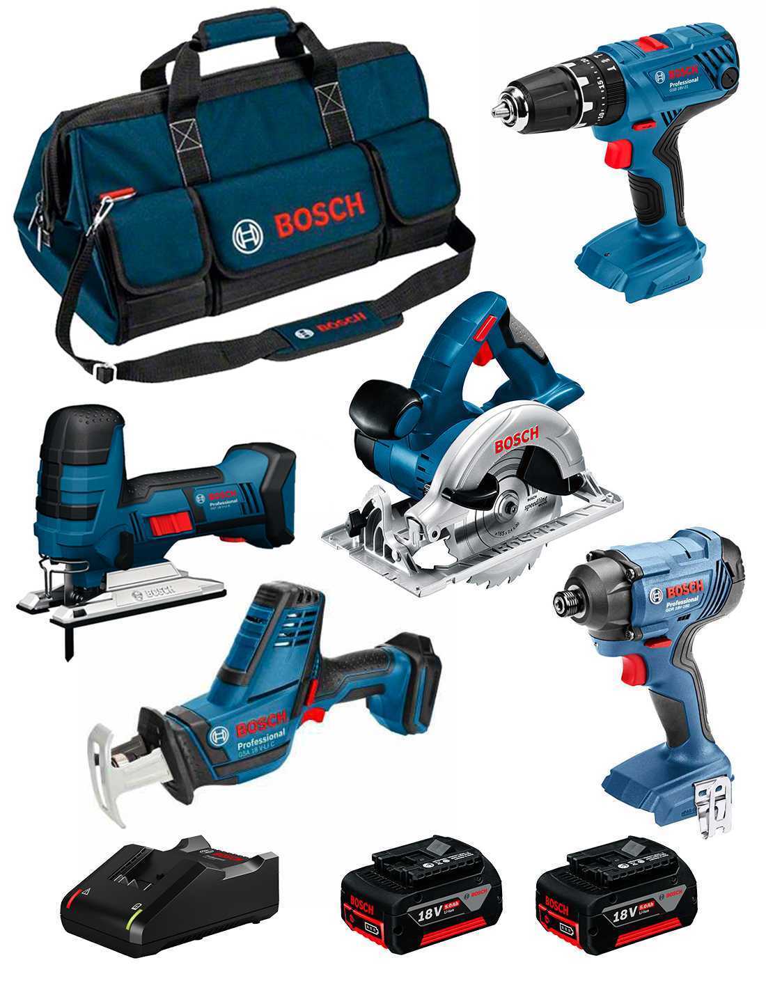 Bosch professional bosch kit 18v bk502bag (gsa 18 v-li c + gst 18.. 843558791605
