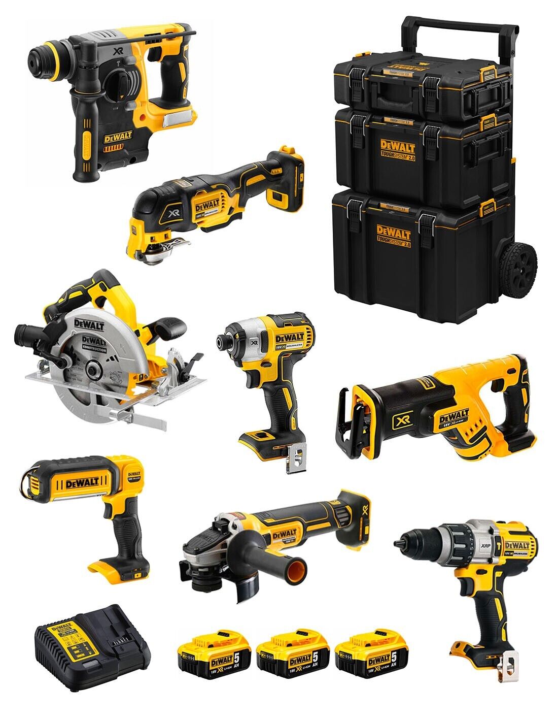 Dewalt  kit dwk803 (dcd996 + dch273 + dcg405 +.. 8435587917069
