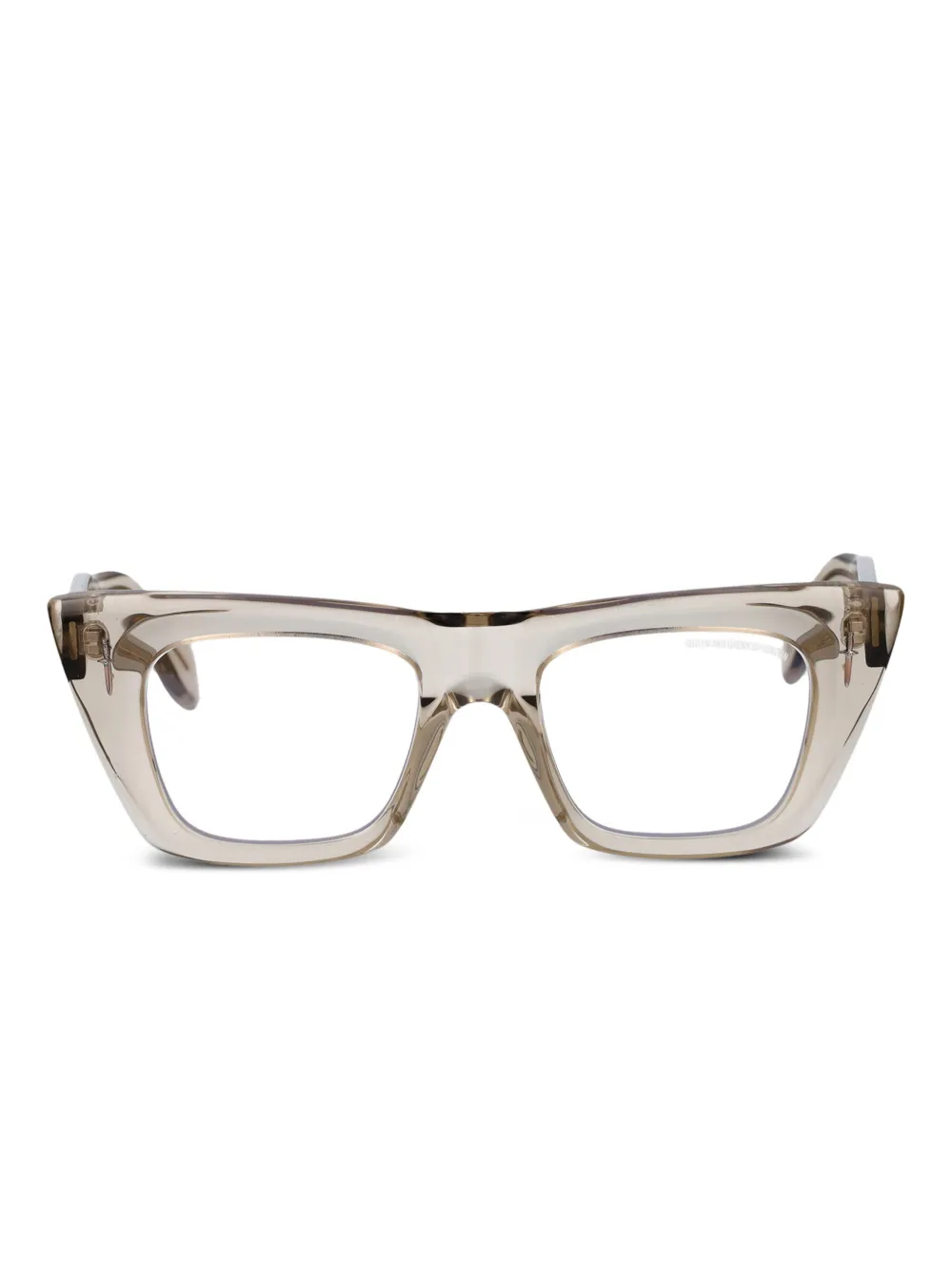 Cutler & Gross geometric-frame glasses - Toni neutri