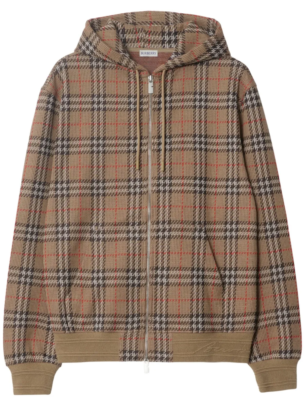 Burberry Vitnage Check hoodie - Marrone