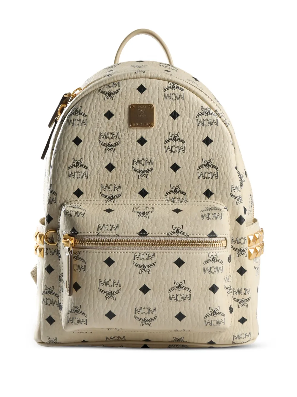 MCM small Stark backpack - Toni neutri