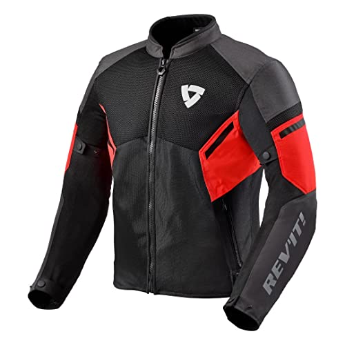 Revit Gt-R Air 3 Giacca Tessile Moto Nero/Rosso M