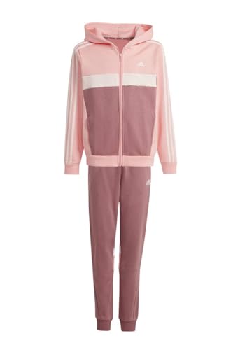 Adidas Tiberio 3 Stripes Colorblock Fleece Junior Tracksuit 13-14 Years