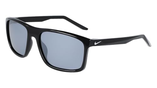 Nike Sun Occhiali, 010 Black Polar Silver Fl, 58 Unisex-Adulto