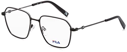 Fila Vfi308 Occhiali, Semi Matt Black W/Grey Parts, 52 Unisex-Adulto