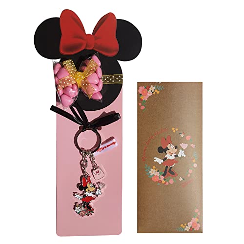 Scotton Spa Portachiave Minnie Mouse Disney Flowers Metallo Smaltato Con Busta - 69594M