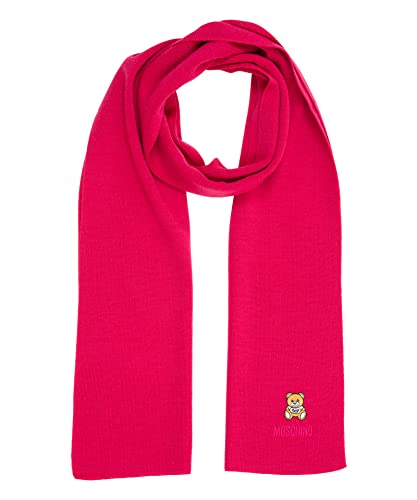 Moschino Sciarpa Lana Teddy Donna Fuchsia