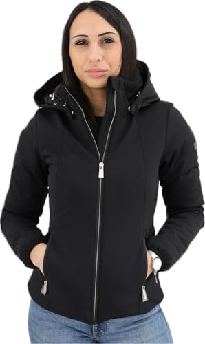 Yes Zee 8050716746817 Giubbino Con Cappuccio E Trap. Interna Nero Nero