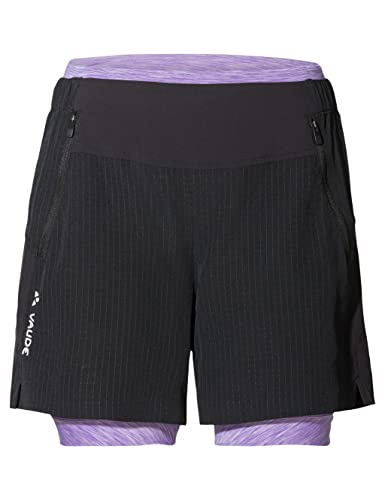 Vaude Pantaloncini Altissimi Da Donna Pantaloni, Nero-Black Uni, 40