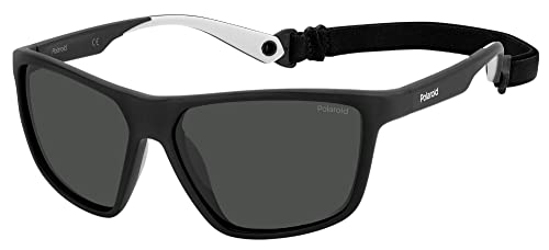Polaroid Pld 7040/S Sunglasses, 08A/M9 Black Grey, Large Men'S