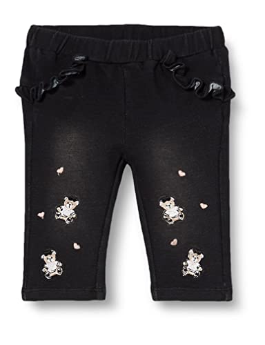 Chicco Pantaloni Effetto Denim Bimba 0-24, Grigio, 6 Mesi