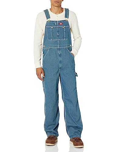 Dickies Indigo Latzhose Coveralls, Tinta Media Heritage, 32W X 30L Uomo