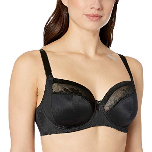 Fantasie Reggiseno Da Donna Illusion Underwire Side Support Full Coverage, Nero, 2J