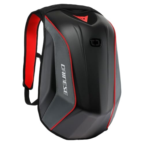 Dainese D-Mach 2 - Zaino Da Moto, 22 Litri, Colore: Nero/Grigio/Rosso