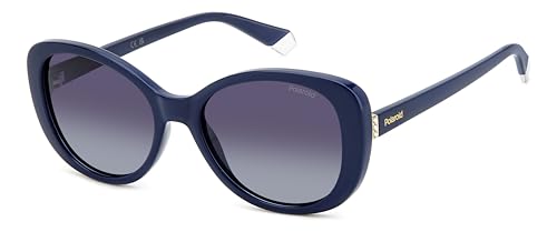 Polaroid Pld 4154/S/X Sunglasses, Pjp Blue, 55 Unisex