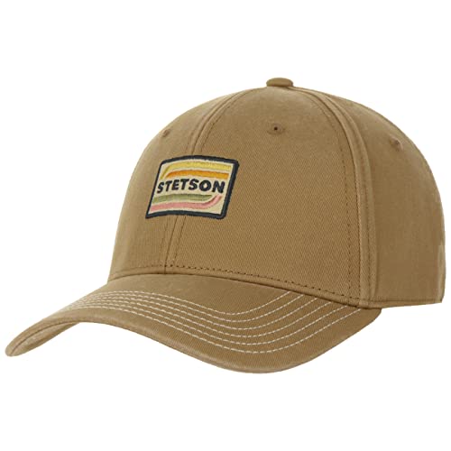 Stetson Cappellino Lenloy Cotton Uomo - Cap Berretto Baseball Curved Brim Fibbia In Metallo, Con Visiera, Fodera Inverno Autunno Estate Primavera Esta