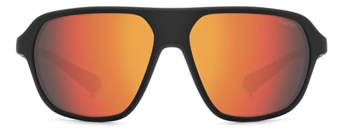 Polaroid Pld 2152/S Sunglasses, Rc2 Matte Black Orange, 59 Unisex