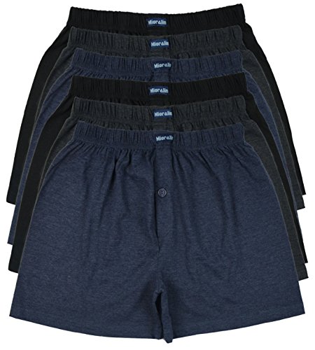 6 Boxershort 100% Cotone, Articolo: 6 Con Intervento Set04, Misura: 3Xl-9