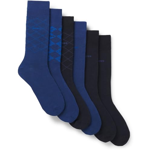 Boss 6P Rs Giftdesign Cc Calzini_Set_Regalo, Dark Blue401, 40-46 Uomo
