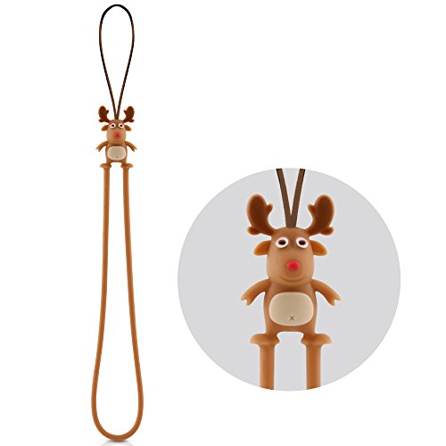 Bone Cinturino Da Polso Multiuso Con Simpatico Animale Cartoni Animati In Silicone Elastico Per Telefono Cellulare Iphone Custodia Id Titolare Nome Di